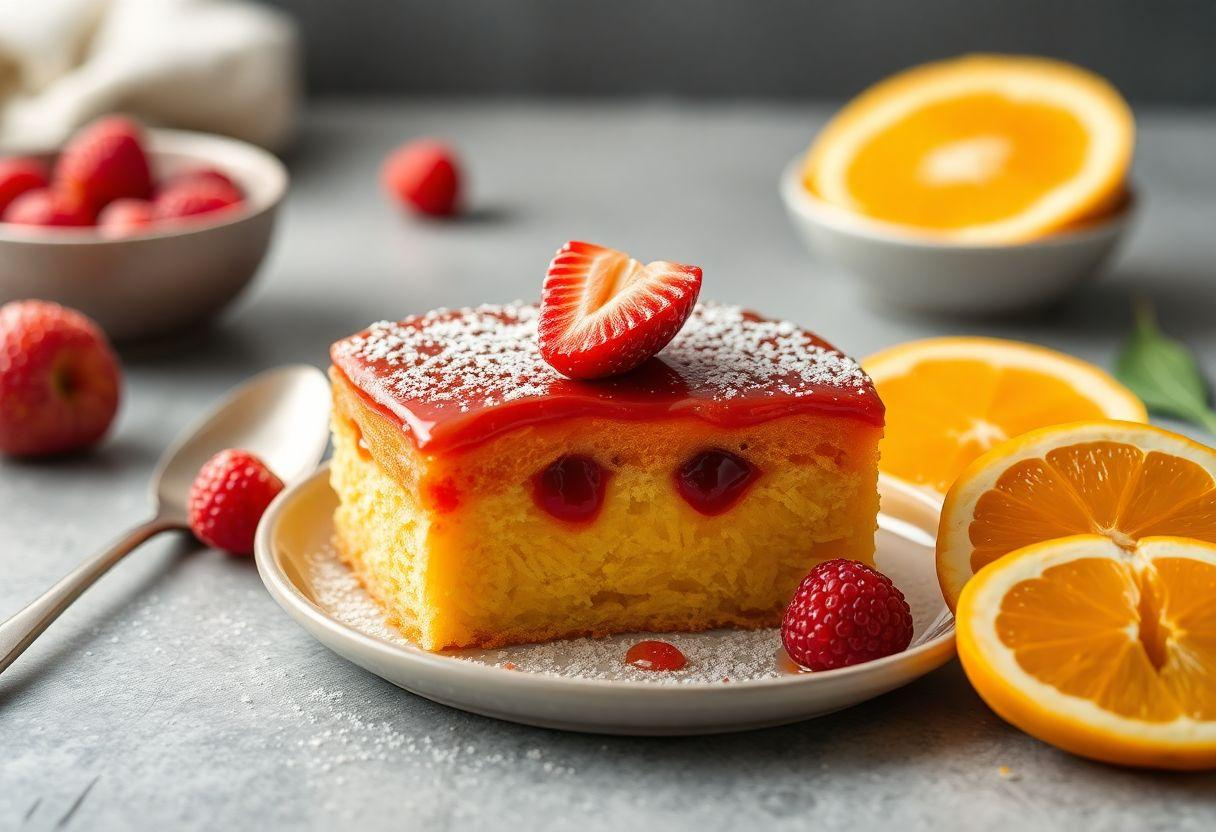 Receita De Pudim De Morango Com Calda De Fruta Fresca