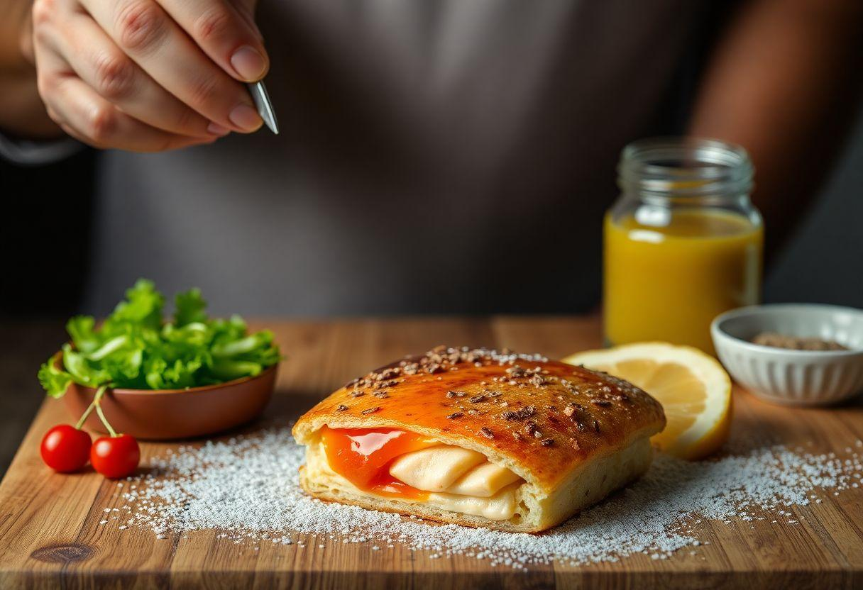 Receita De Uma Panqueca Salgada: Lanche Rápido
