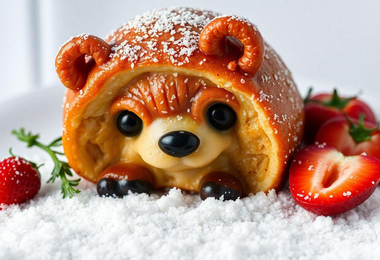 Receita Panqueca De Ursinho: Arte Na Frigideira