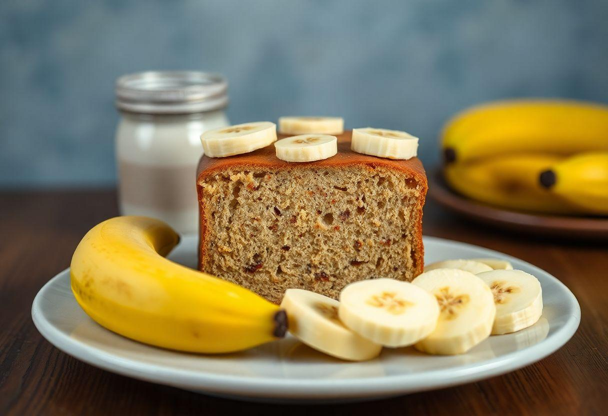RECEITA DE BOLO BANANA COM AVEIA: UMA OPÇÃO SAUDÁVEL E NUTRITIVA
