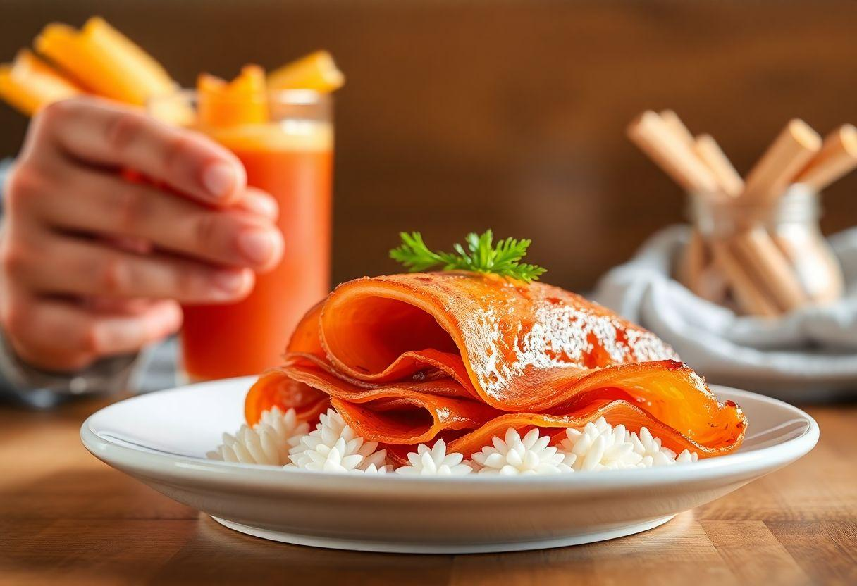 RECEITA COM ERVILHA SECA CALDO ENCORPADO COM BACON E CALABRESA