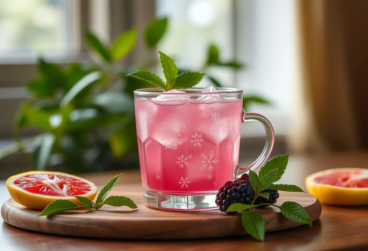 RECEITA COM HIBISCO CHA GELADO EMAGRECEDOR COM GENGIBRE E LIMAO
