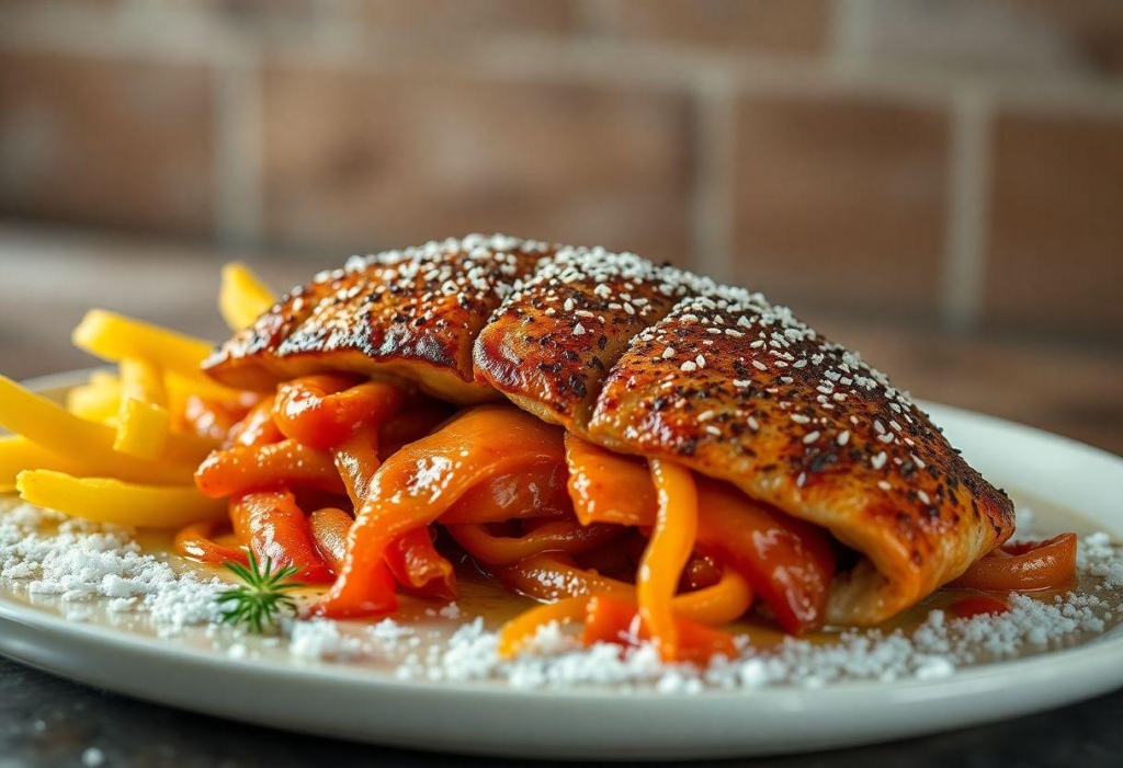 RECEITA COM JUNDIA PEIXE ASSADO NO FORNO RECHEADO COM FAROFA