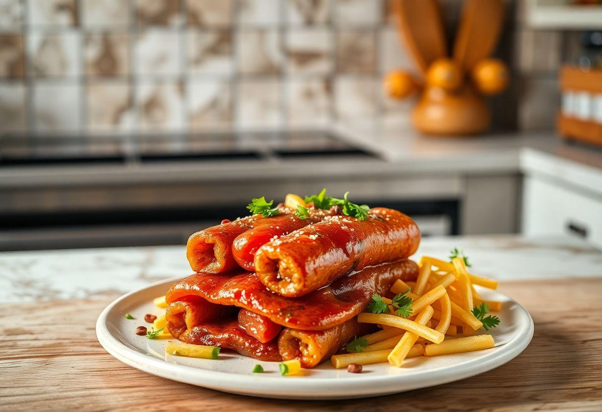 RECEITA COM LINGUICA TOSCANA ASSADA NO FORNO COM BATATAS CORADAS