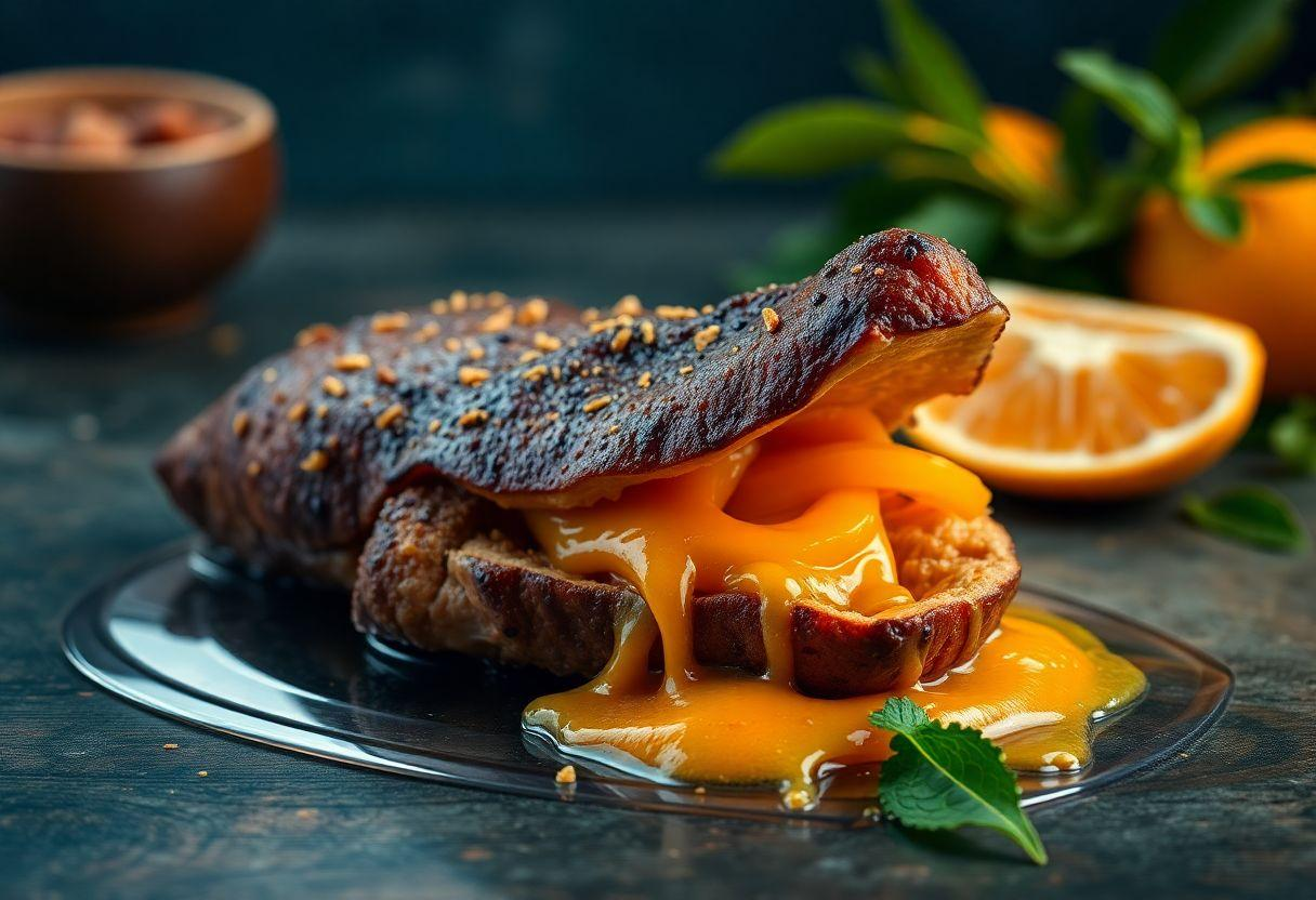 RECEITA COM LOMBO DE PORCO ASSADO COM MOLHO DE LARANJA SUCULENTO