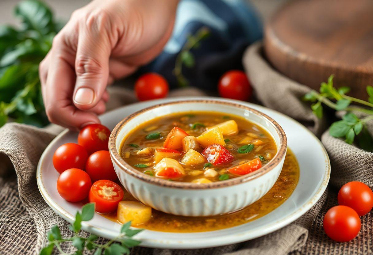 RECEITA COM VEGETAIS SOPA CREMOSA DE LEGUMES PARA O INVERNO
