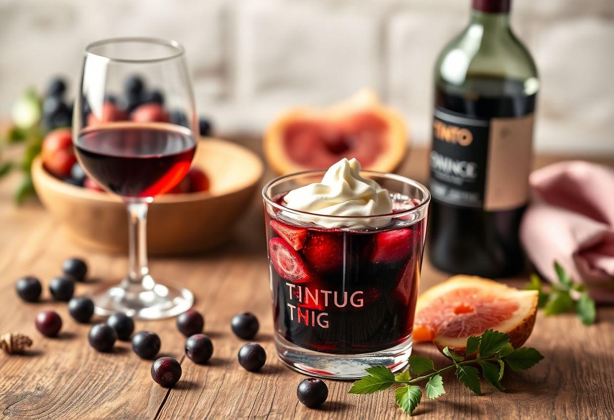 RECEITA COM VINHO TINTO SAGU DE VINHO TRADICIONAL GAUCHO COM CREME