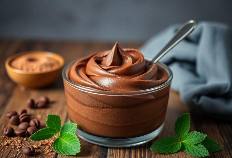 RECEITA COM YOPRO CHOCOLATE MOUSSE FIT RAPIDA DE GELATINA