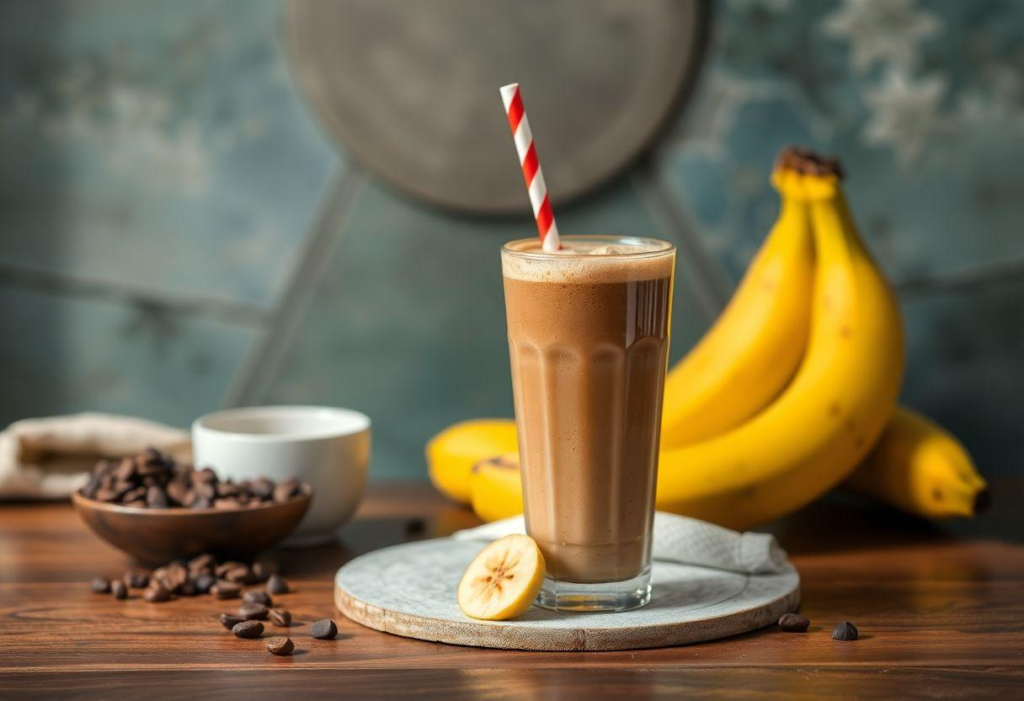 RECEITA COM YOPRO SHAKE ENERGETICO COM CAFE SOLUVEL E BANANA