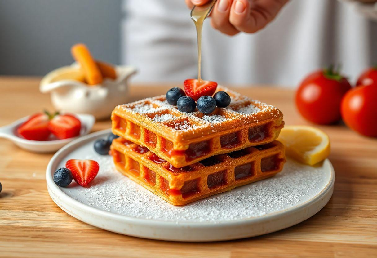 RECEITA DE BOLO WAFFLE: COMO TRANSFORMAR A MASSA EM UM LANCHE RÁPIDO