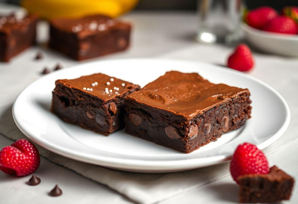 RECEITA DE BROWNIE DE CHOCOLATE PERFEITO COM CASQUINHA CROCANTE