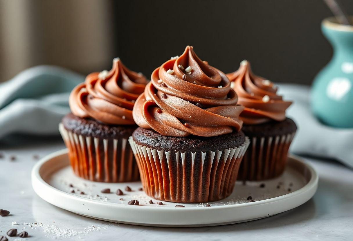 RECEITA DE CUPCAKE DE CHOCOLATE FACIL COM COBERTURA PARA FESTA