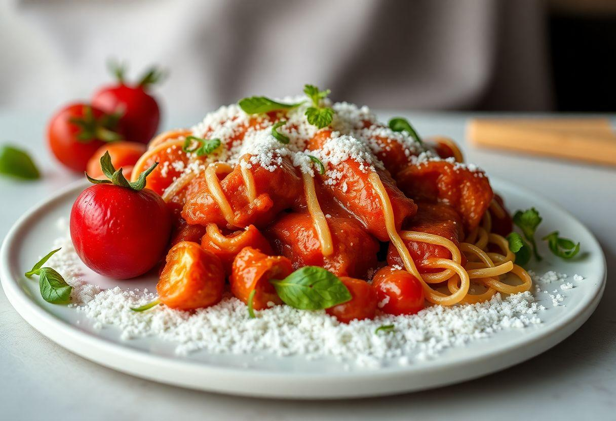 RECEITA DE MACARRAO COM MOLHO VERMELHO FACIL PARA O ALMOCO