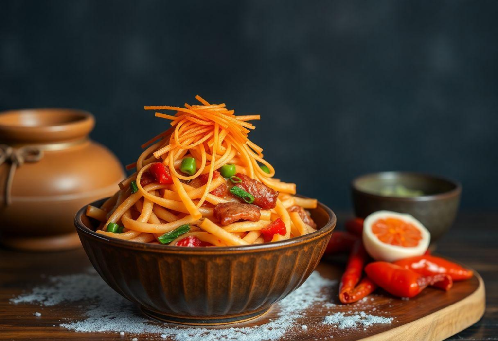 RECEITA DE YAKISOBA TRADICIONAL DE CARNE E FRANGO COMPLETO