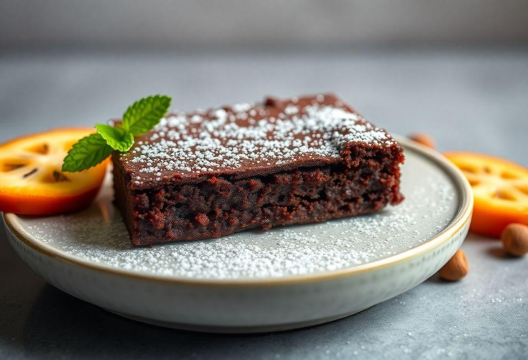 RECEITA DE BROWNIE DE CHOCOLATE COM CASCANHA CROCANTE